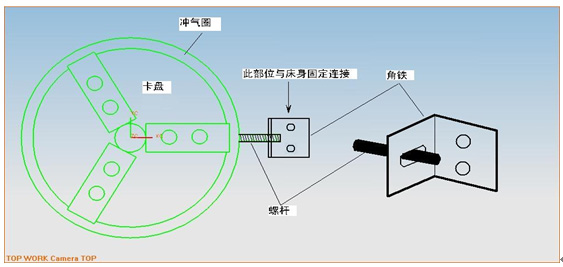 前置式卡盘安装使用说明